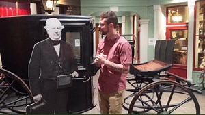Our Education Coordinator, Patrick, is going to give us an overview of the 13th President of the United States, Millard Fillmore, and show us one of the Museum's artifacts in our collection related to him. Fillmore was inaugurated as 13th President of the United States following the death of Zachary Taylor. While in office, Fillmore signed the Fugitive Slave Act (1850), which became a defining act of his presidency and leads him to be ranked among the least popular presidents. ⁠ Locally, Fillmor