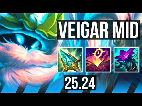 VEIGAR vs VIKTOR (MID) | Good KDA: 11/1/10 | EUW Master | 25.24