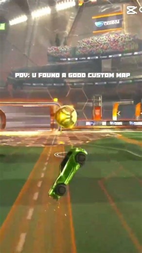 POV u finally found a good custom map #rocketleague