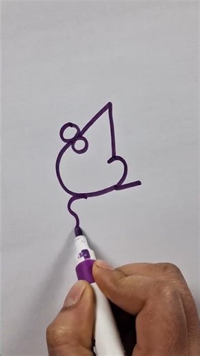 How to Draw a Mouse 🐁 with Numbers #drawing #easydrawing