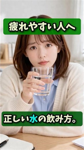 【健康】正しい水の飲み方。体のだるさを消して疲労回復する水分の摂り方3選 #雑学 #ライフハック