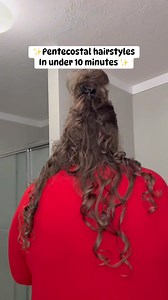 Easy hairstyle 🫶🏼 #hairstyles #simple #pentecostalhair #pentecostal #fyp | Madison Gomer