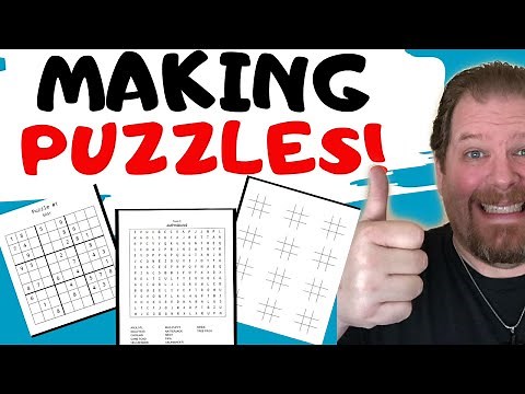 Making Puzzles | Puzzle Book Tutorial