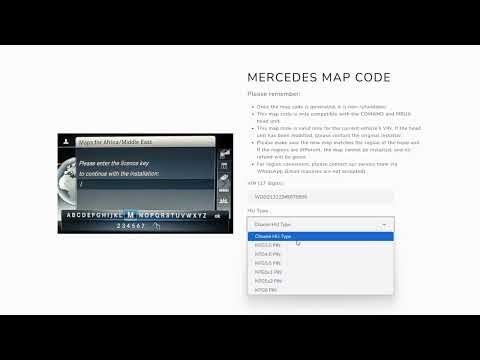 Mercedes Comand Map update - NTG3.5 / NTG4 / NTG4.5 / NTG5 / NTG5s1 / NTG5.5 / NTG6