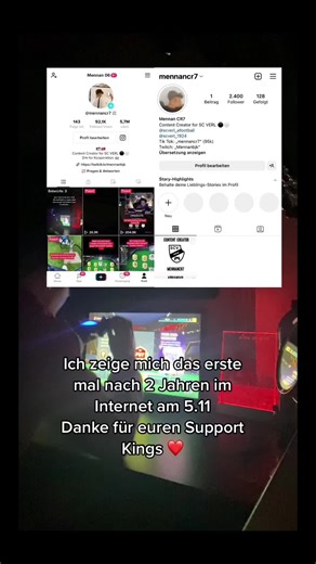 Supportet gerne mein ersten beitrag auf insta :) #mennancr7