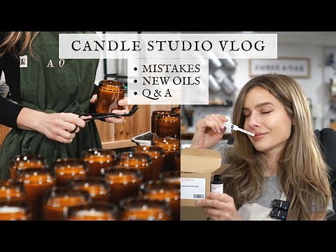 SMALL BIZ LIFE: Candle Making Mistakes, Q+A, New CandleScience Fragrance Oils, Tips For Makers