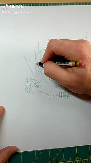 Batman Beyond #howtodraw #drawing #artistsoftiktok #art #dccomics #batman #batmanbeyond #louisiana #comicart