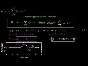 An explanation of the z transform part 4 - the transfer function