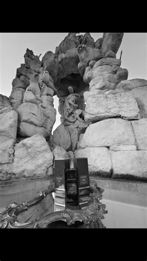 SAM F. DOLCE on Instagram: "TOM FORD - OUD WOOD 🖤 Vůně, která zůstává… jako druhá kůže obsahuje: ▪️Vzácný oud. ▪️Krémové santalové dřevo. ▪️Teplá ambra. ⚜️ Symbol síly a nadčasové elegance, archetyp, který inspiruje svou přítomností a mocí — jako mytologický Héraklés s Nemejským lvem v barokní kašně Parnas ze 17. Století od architekta Johanna Bernharda Fischera z Erlachu. #TomFord #OudWood #tomfordbeauty"