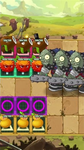 New Plant vs 3 Gargantuar #pvz #pvz2 #plantsvszombies #pvzmobile #games #pvzgameplay