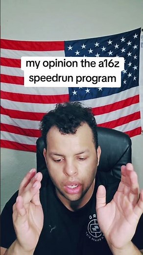 a16z speedrun is amazing by design #speedrun #a16z