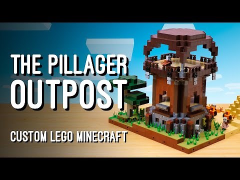 The Pillager Outpost | Custom LEGO Minecraft World