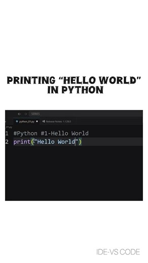 Day - 1 | Your First Python Program.