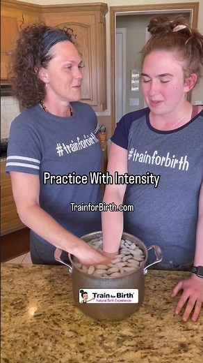 Childbirth Tips & Pregnancy Training: Encouragement ice training, ice challenge