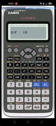 Periodic Table 580 trên casio fx-580VNX Cre: @Blue_Casio #casio #funny #code #hacker #periodictable