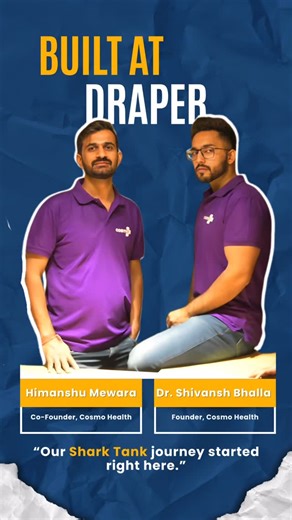 Draper Startup House Hyderabad on Instagram: "Building a startup takes more than just an idea, it takes the right environment. For Shivansh and Himanshu, founders of Cosmo Health, this space became more than just a place to stay. As residents, they built, prepared, collaborated, and refined their vision right here before stepping onto the Shark Tank stage. From strategy discussions in shared work areas to team bonding over rooftop mornings, a part of Cosmo Health’s growth story unfolded within t