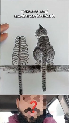 How to draw a Cat by Pencil shading #drawing #artist #art