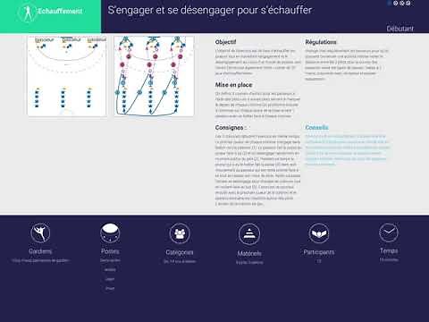 Séance d'entrainement de handball : le jeu dans l'intervalle à partir des -14 ans