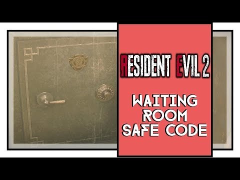Resident Evil 2 Remake Waiting Room Safe Combination (Police Department)
