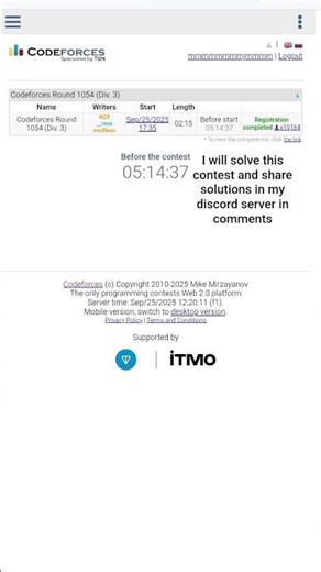 Codeforces Round 1054 (Div. 3)