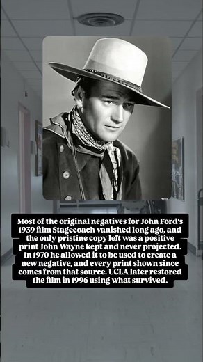 The Lost Negatives of Stagecoach (1939) – John Wayne’s Secret Saved This Film!