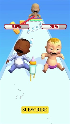 BABY DRIVING MILK 🍼 GAME 🎯 #viral #gaming #running #funny