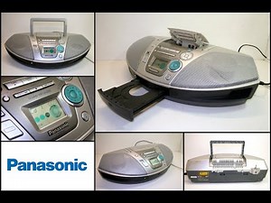 PANASONIC RX-ES20 Portable CD Cassette Radio Boombox