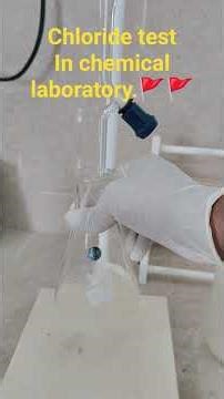 chloride testing method in water treatment plant lab .#
