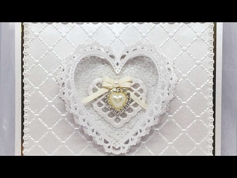 How To Make A Pearl Wedding Anniversary Card - DIY Crafts Tutorial - Guidecentral