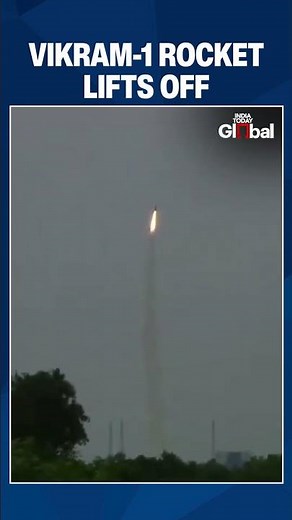 India's First Private Orbital Rocket Vikram-1 Successfully Launches | Skyroot Creates History