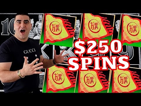 Betting $250 Spins & Winning JACKPOTS On Million Dollar Dragon Link