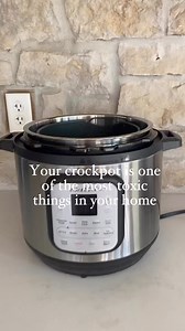 https://amzlink.to/az04ni44mXJhy click for a non-toxic way to use a slow cooker. The wrong slow cooker can harm you and your family's health, sadly. I threw out my croc pot last year and haven't looked back. The more I learn I just want to share it with you all. ❤️🫶🏻#homemade #lowtoxliving #lowtoxlifestyle #fromscratch #dinnerideas | Thermaland Oaks