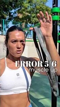 MUSCLE UP ERROR: Do NOT Use the Correct Band ❌ #muscleup