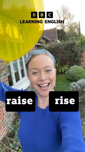 290K views · 9.5K reactions | ‘raise’ and ‘rise’ are often 﫤 confused! Try this quick quiz to find out if 﫵YOU know the difference between them. Then try ✍️ writing us a comment using ‘raise’ and ‘rise’.  Stick around until the end of the video when Sian will give you a mini ️ explanation of the difference between these confusing verbs! #learnenglish #confusingwords #raise #rise #englishquiz #vocabulary #bbclearningenglish | BBC Learning English | Facebook