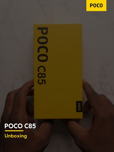 Unboxing the POCO C85 with The Tech YouTuber