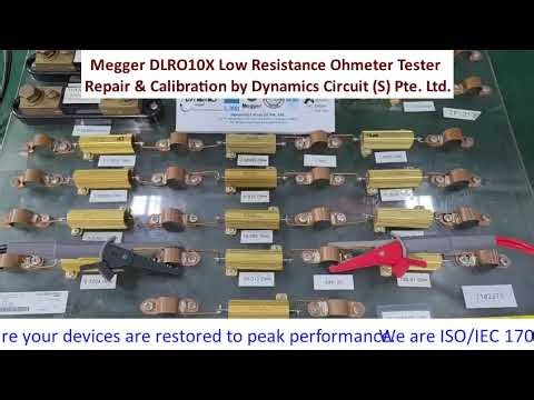 Megger DLRO10X Handheld Ohmmeter Tester Repair & Calibration by Dynamics Circuit (S) Pte. Ltd.