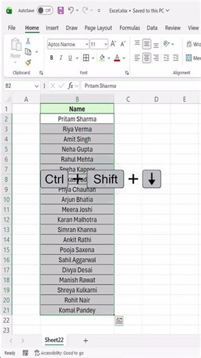 Wrong Way to Remove Last Name #excel #excelforbeginners #excelshortcuts #office