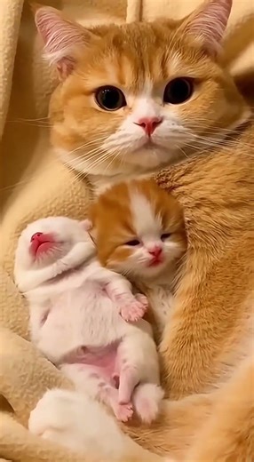 Mother Cat Adopts a Tiny Puppy 🐾 The Most Heartwarming Unlikely Bond | Calming Animal Energy