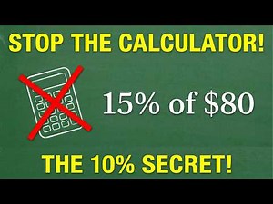 How to Calculate ANY Percent in Seconds! (10% + 1% Trick)