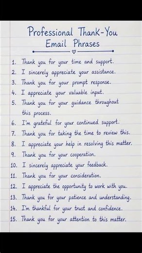 📧 Professional Thank You Email Phrases | Write Better Emails in English! #cleanemail #cleanmail