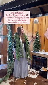 THIS Saturday, Downtown Mariposa will host its annual Earlier than the Bird Shopping Event. Shops will open their doors at 7:00 AM and provide incentives to get that Christmas shopping done early! Sips will be provided, sales will be worth while and shenanigans will be had by all! | Deanna Stickles