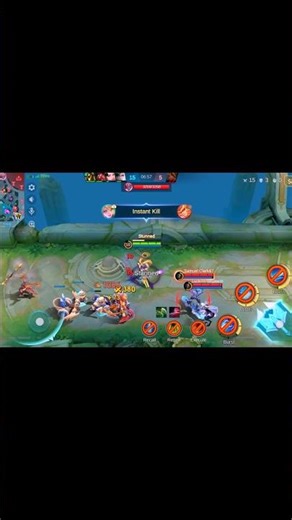 Unstoppable Gameplay 😈 Mobile Legends Insane Skills! #shorts #mobilelegends #gaming #mlbb