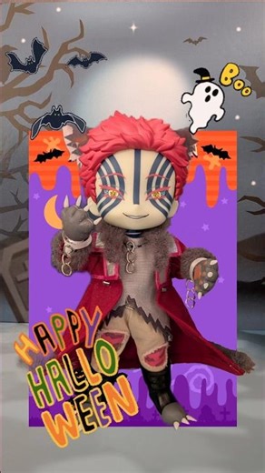 【鬼滅の刃】【ハロウィン】コラボカフェ 2025 狼 作ってみた 猗窩座 #オビツ11 #ねんどろいど