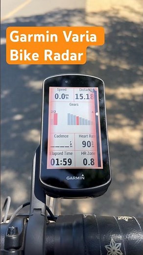 On the Trail with the Garmin Varia Bike Radar #bike #biketech #bicycle