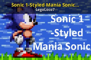 Sonic 1-Styled Mania Sonic for Plus & More Mod for Sonic Mania | SM Mods