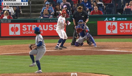 今永昇太が6回3安打1失点と好投🔥今季初勝利の権利を持って交代フィリーズ打線からメジャー自己最多タイの11三振を奪う圧巻の投球！試合は7回10-1でカブスが大量リード6回97球3安打11奪三振1四球1失点防御率2.45 WHIP0.77🎥@PitchingNinja #今永昇太