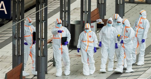 17 hurt in knife attack at German train station; woman arrested