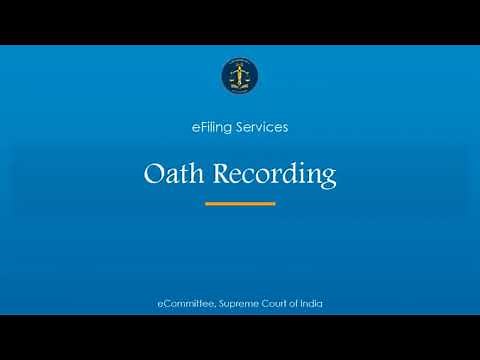 12 Video recording of Oath