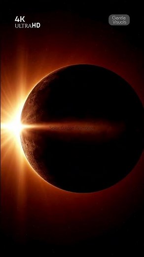 Animated Solar Eclipse | Realistic 3D Simulation #SolarEclipse #SpaceAnimation #TotalEclipse