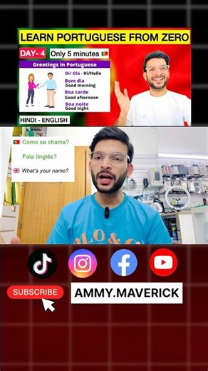 Daily Use Portuguese Sentences for Beginners | Learn Portuguese in Hindi & English | Day 109/200